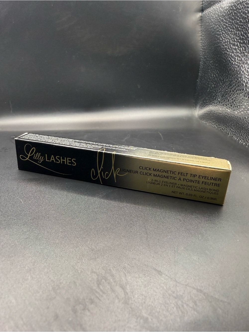 Lilly Lashes Click Magnetic Felt Tip Eyeliner - lash bond ultra black